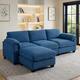 Option Blue/L-Shaped Sofa