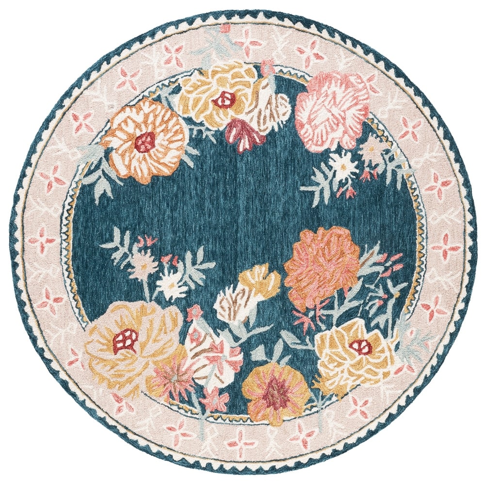 SAFAVIEH Handmade Jardin Pamina Floral Wool Rug
