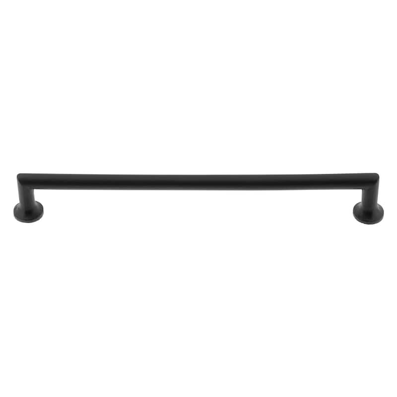 Ageless Iron 600942 Rustic Barn Style Black Cast Iron 8" Center to - Black Iron