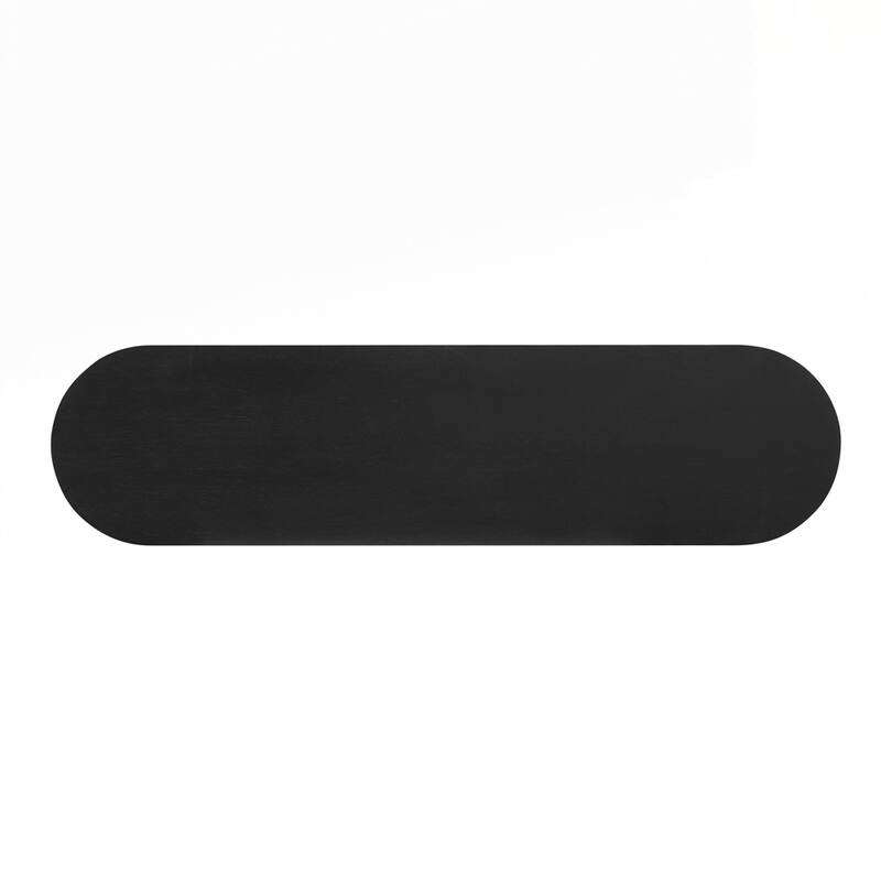 Curved and Straight Line Design Sofa Table