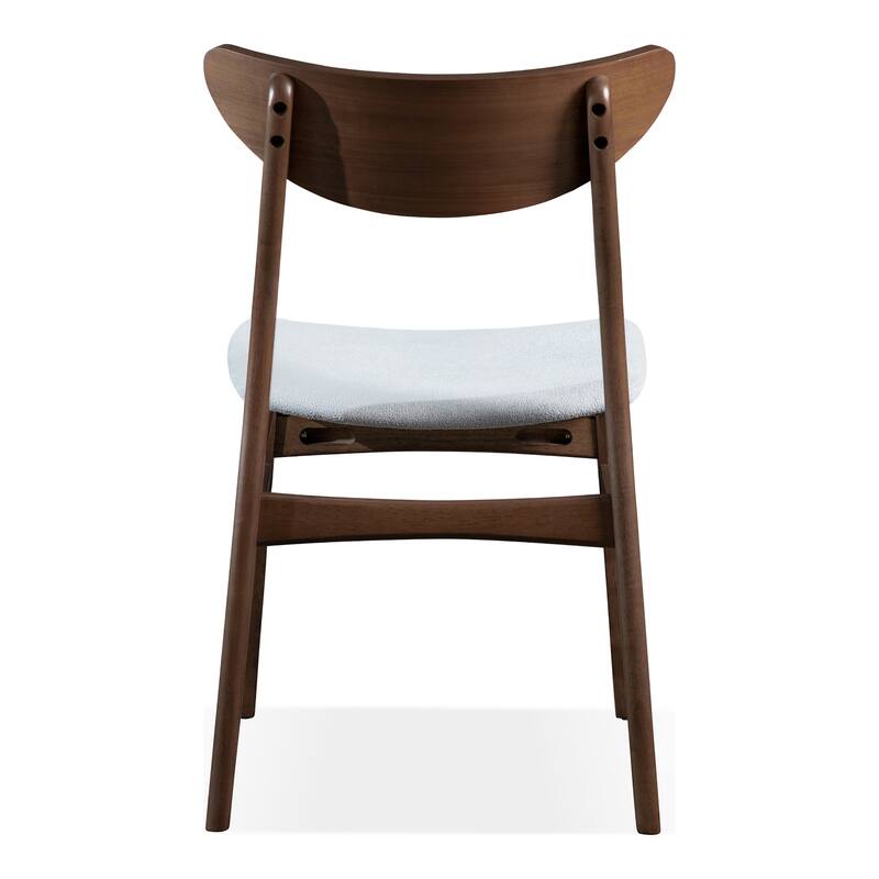 Furniture of America Beck Mid-century 7-Piece Wood Dining Table Set