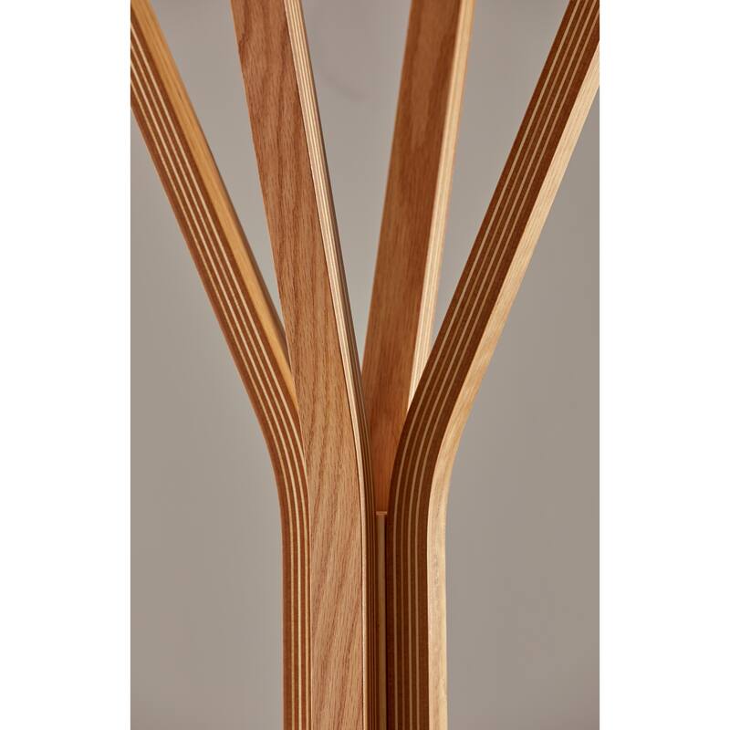 Adesso Toby Wood 68-inch Coat Rack