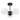 Prominence Home Stoll Matte Black 3-Light Semi-Flush with Opal Glass