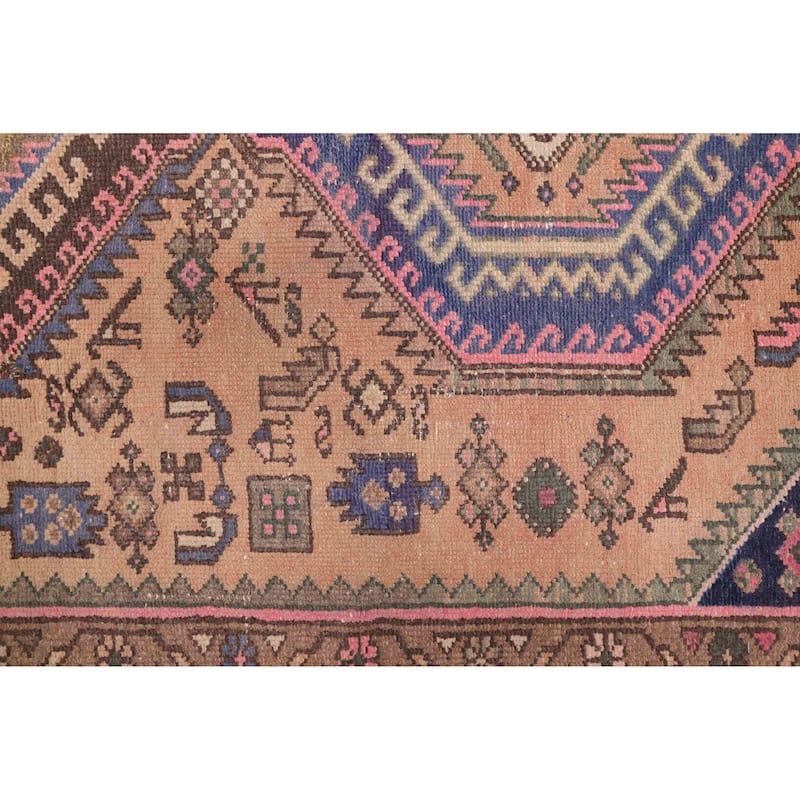 ECARPETGALLERY Hand-knotted Antalya Vintage Light Copper Wool Rug - 4'2 x 7'0