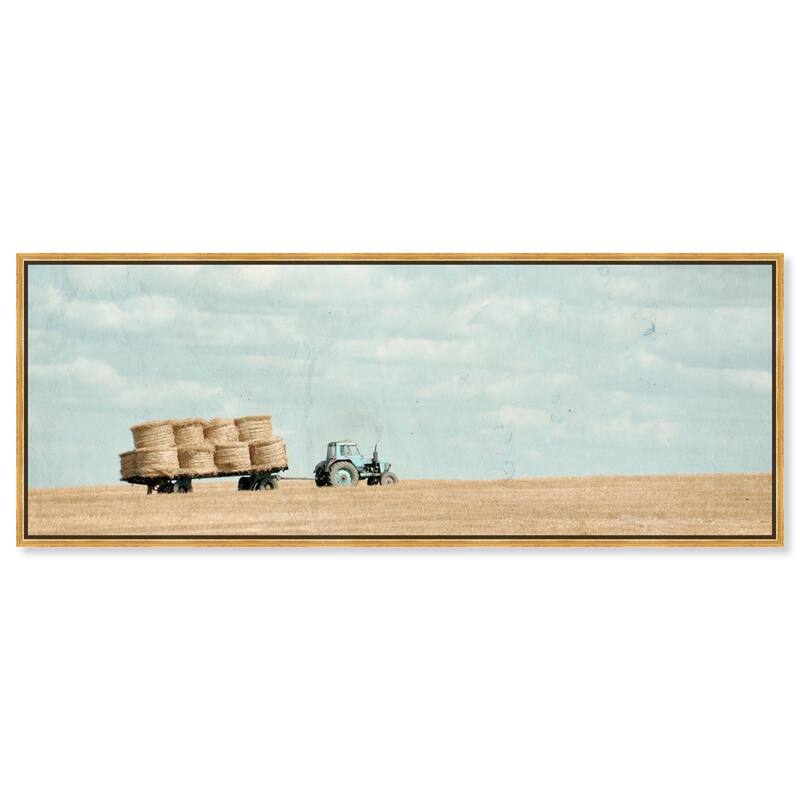 Truck Panoramic Canvas by Art Remedy - Gold - 54" x 20"