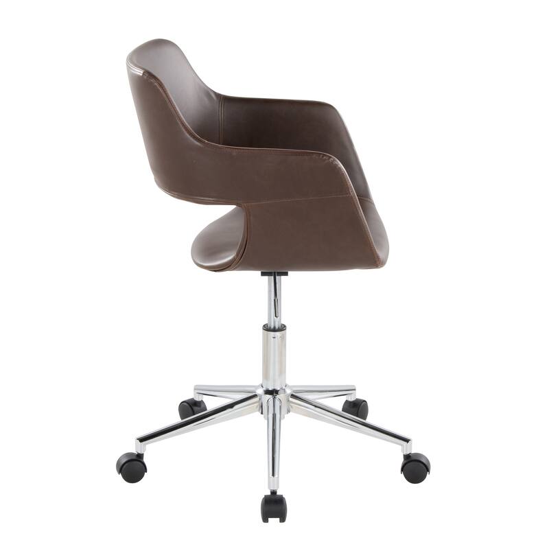 Carson Carrington Vallen Adjustable Task Chair with 5-Star Base