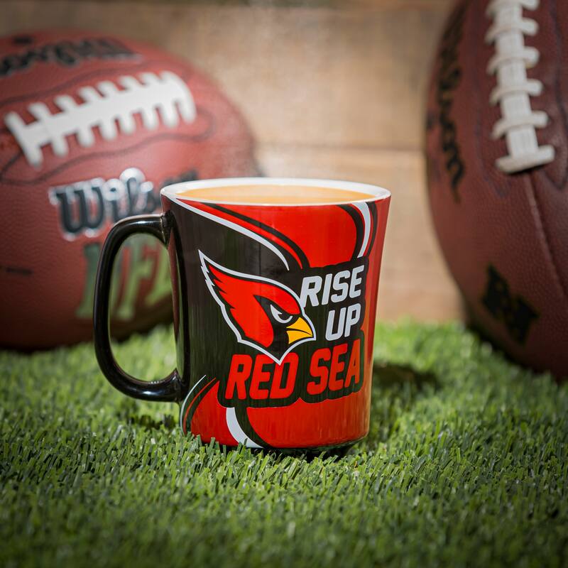 Arizona Cardinals, 14 oz Ceramic Coffee Mug w/ Gift Box