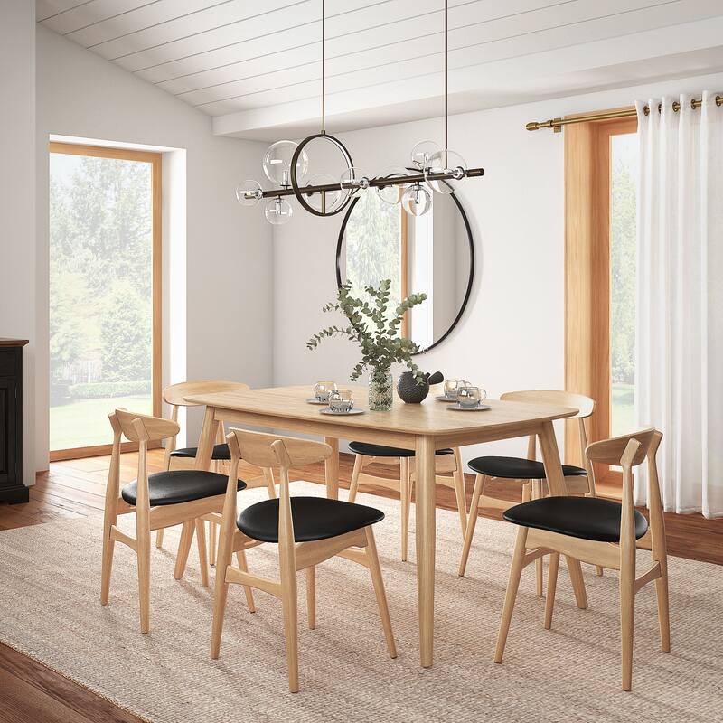 Ribe Mid-Century Modern Tapered Dining Set