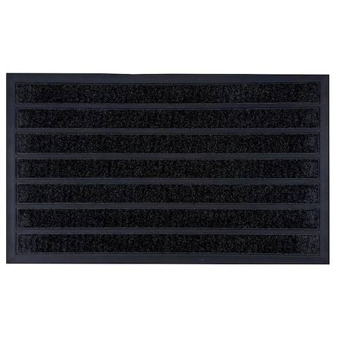Striped Coir Doormat