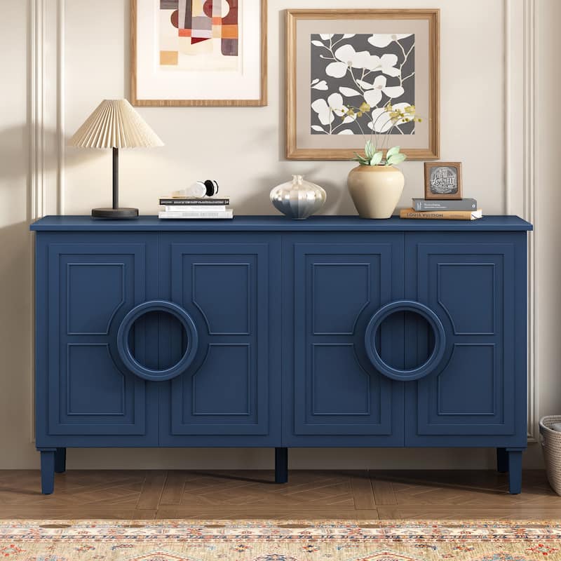 French Four Door Dining Cabinet