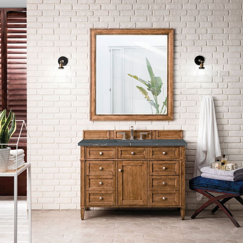 James Martin Vanities 650-V48-3PBL Brittany 48" Single Basin Poplar