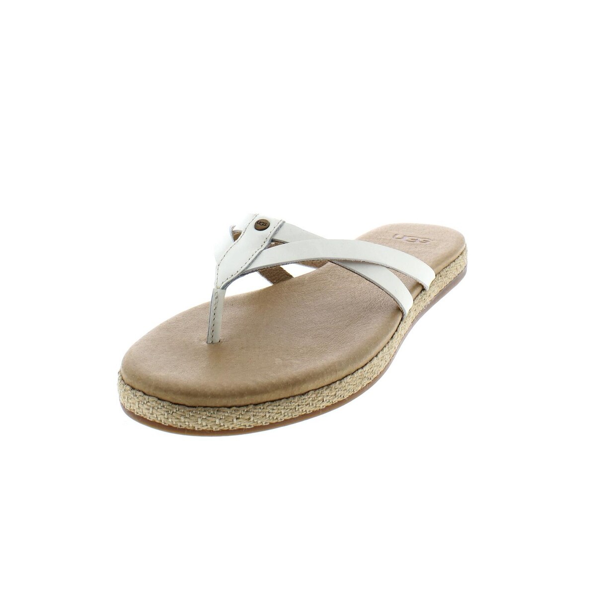 ugg leather flip flops womens
