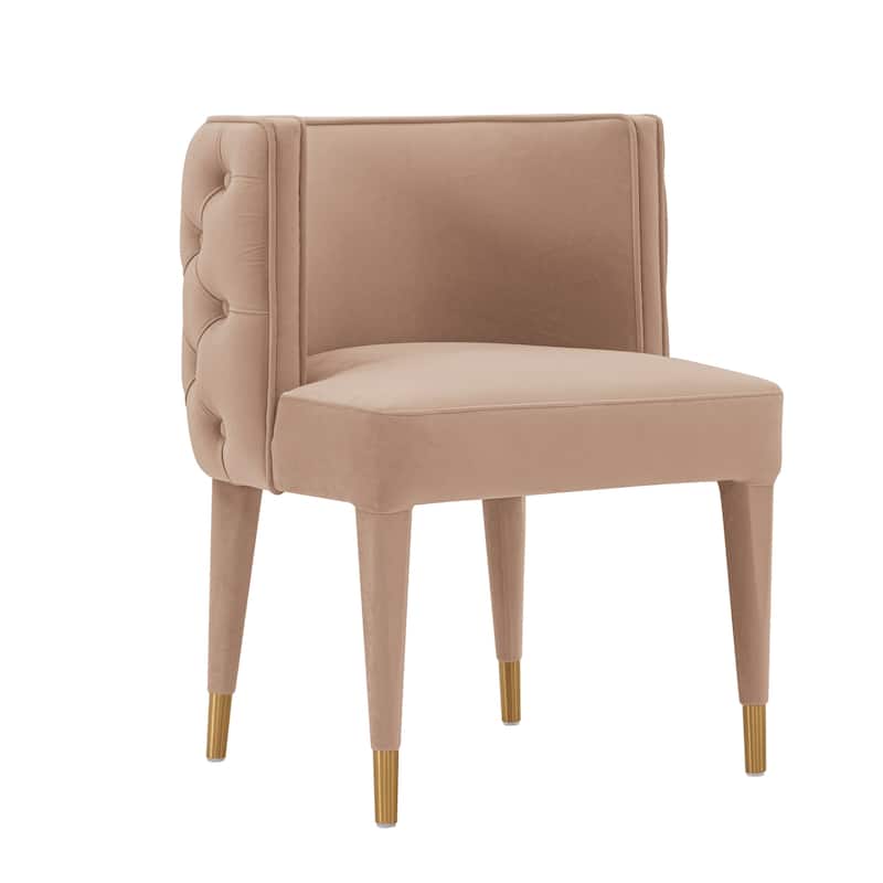 Manhattan Comfort Modern Maya Tufted Velvet Dining Chair