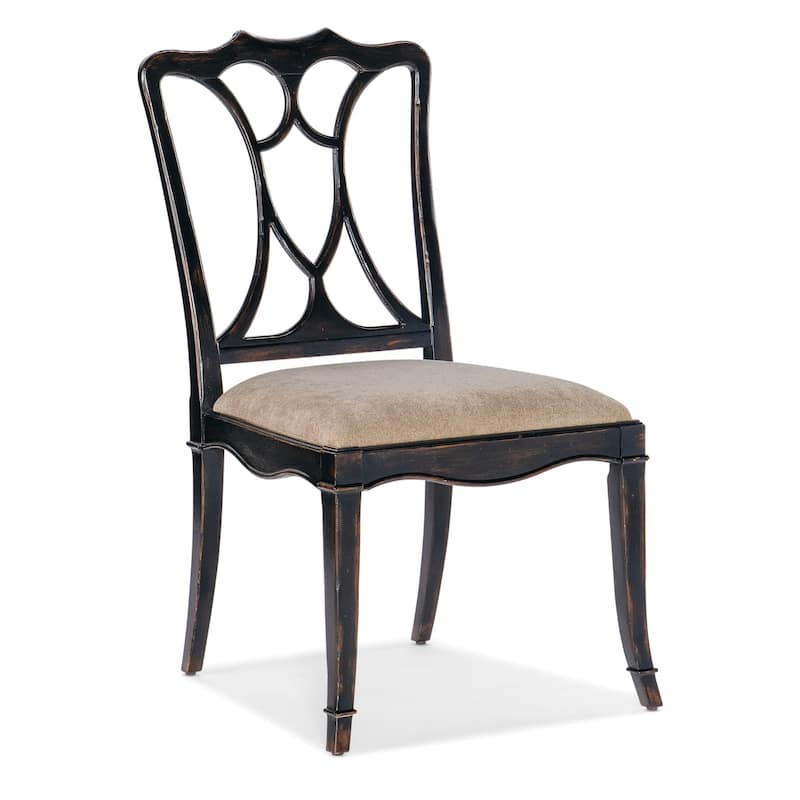 Hooker Furniture 6750-75310 Charleston 21" Wide Wood Framed Fabric - Black Cherry