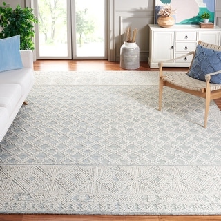 SAFAVIEH Handmade Abstract Lozena Contemporary Wool Rug