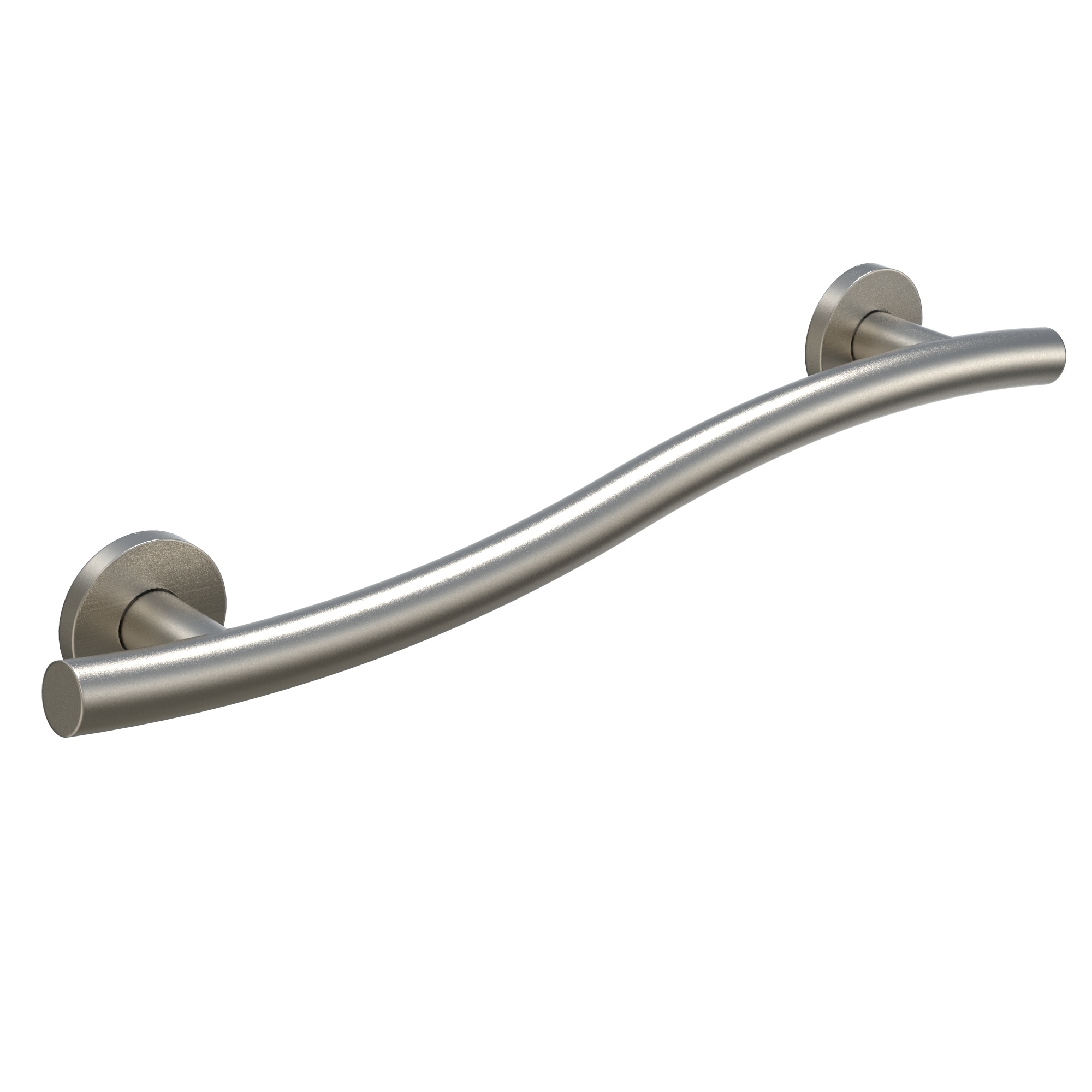 Hand Held Shower Holder for 1-1/4 Grab Bar with Brushed Nickel Finish,  Grab Bar Accessories