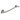 Keeney Wave Designer Grab Bar 1.25 Dia x 24 in., Brushed Nickel