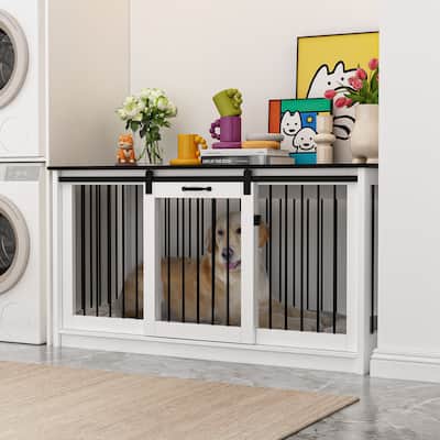 Elegant Dog Sanctuary Spacious Storage Top Secure Versatile Pet Crate