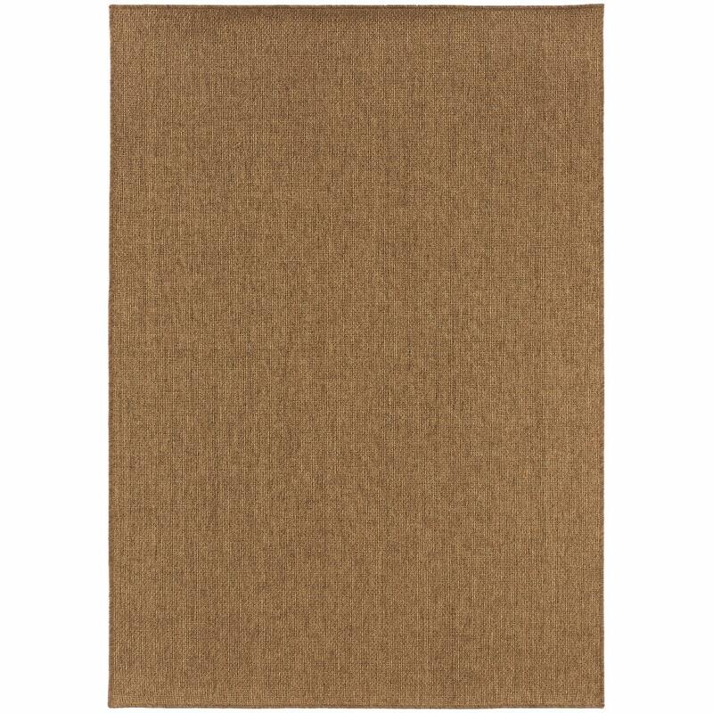Hax Elegant Plain Sun-Resistant Colors Timeless Fusion Outdoor Rug - 8' X 11'