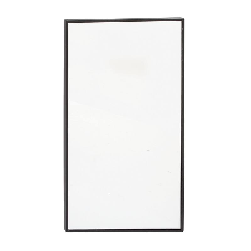 Wood Room Wall Mirror with Thin Minimalistic Frame - Black, White or Gold - Roche River Decor