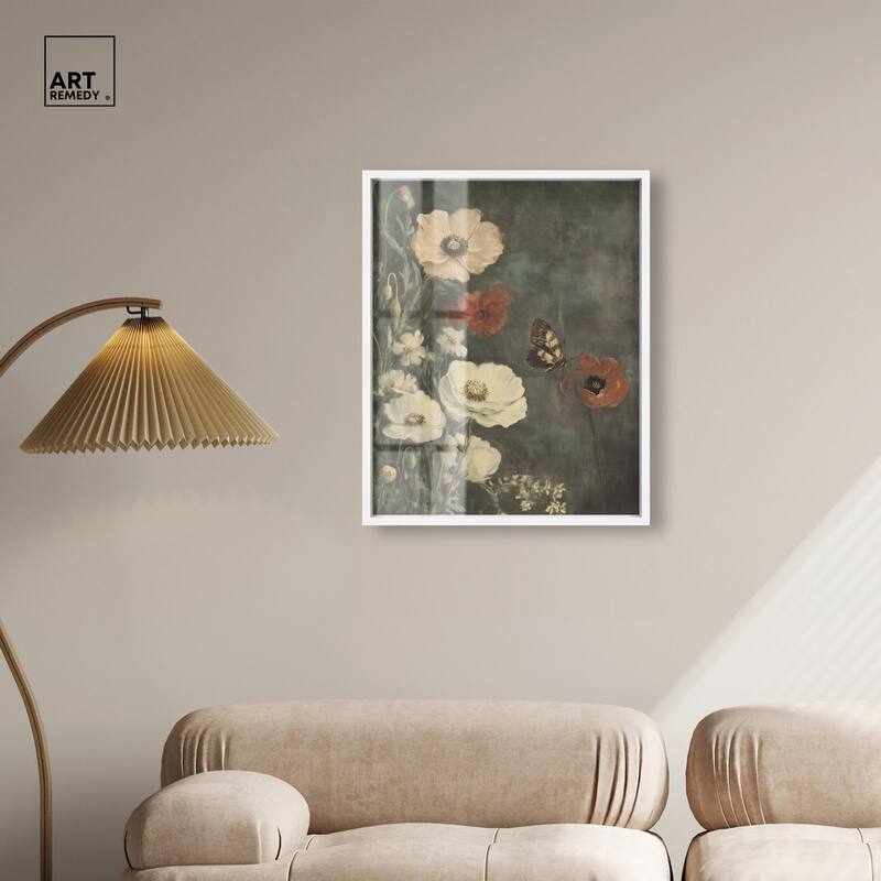 Vintage Botanicals I Shadowbox by Art Remedy