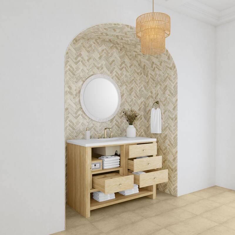 James Martin Vanities D404-V48-3EJP Marigot 48" Single Basin Wood