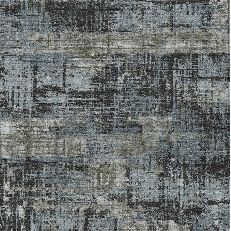HomeRoots Geometric Transitional Rectangle Outdoor Rug