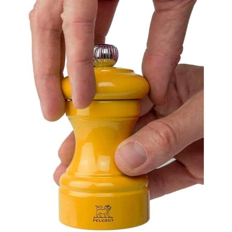 Peugeot Bistro Salt Mill Saffron 10cm-4in