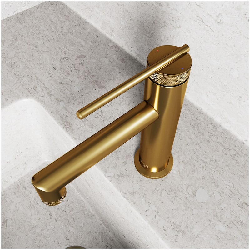 Vigo VG01049 Sterling 1.2 GPM 7" H Single Handle Single Hole Bathroom