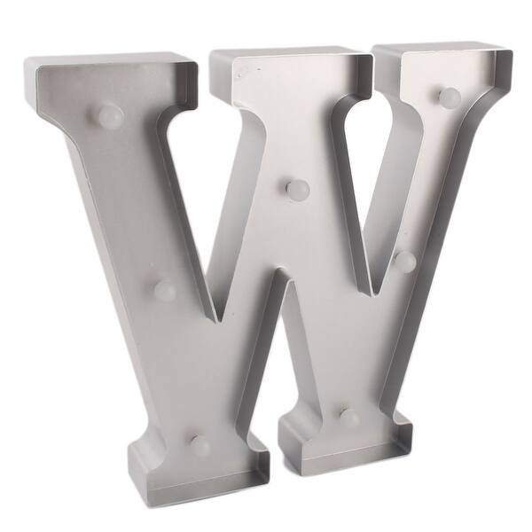 Shop Home Plastic Decor English W Letter Alphabet Diy Hanging