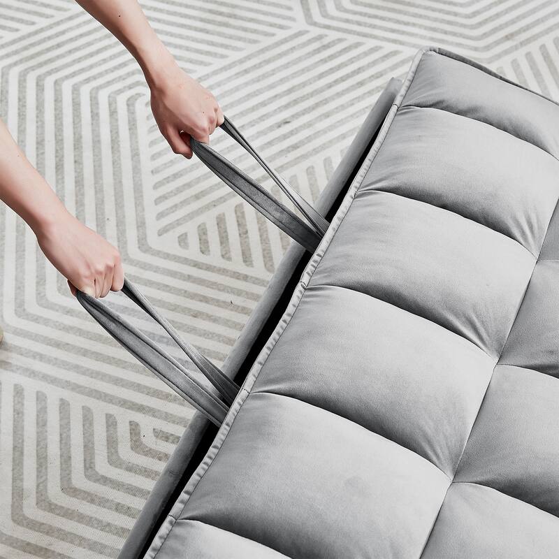 Velvet Sleeper Sofa Bed