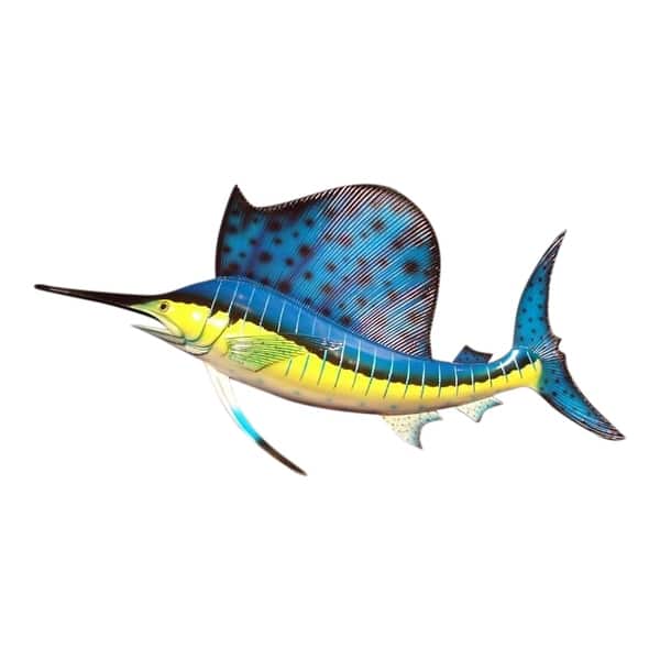 48 Inch Ocean Sailfish Salt Water Fishing Wall Mount - Multi - Bed Bath ...