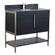 Option Black Matte - Brass Hardware