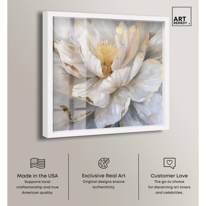 Golden Veins of Grace Shadowbox by Art Remedy