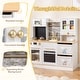 preview thumbnail 9 of 8, Gymax Kids Kitchen Playset w/Stoves Sound & Light Coffee Machine