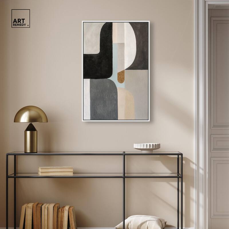 Interlocking Segments III Canvas by Art Remedy
