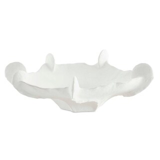 Uttermost Coral Mirage White Outdoor Bowl