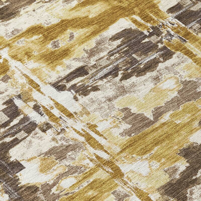 Machine Washable Indoor/ Outdoor Casual Fowler Chantille Rug