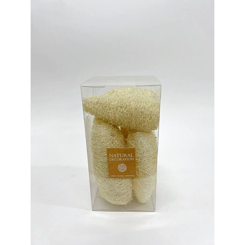 Dried Luffa Loofah Bowl Fillers - 7.75" - Bleach Finished