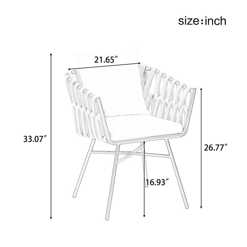 7-Piece Outdoor Extendable Dining Set with Extendable Table and 6 Woven Chair