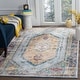 preview thumbnail 1 of 12, SAFAVIEH Bristol Dema Vintage Boho Oriental Polyester Rug 3' x 5' - Blue/Camel