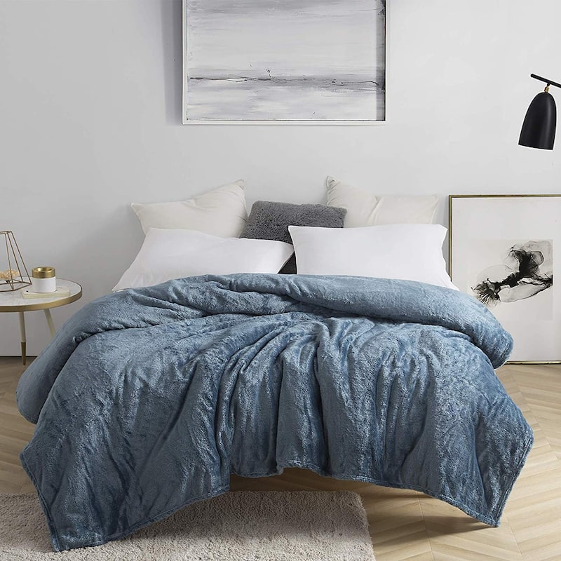 Me Sooo Comfy - Coma Inducer® Oversized Bedding Blanket - Twin XL - Smoke Blue