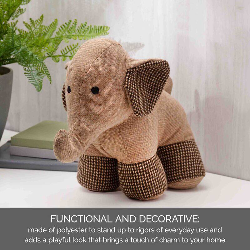 Elements Elephant Door Stopper, 10 Inch - N/A