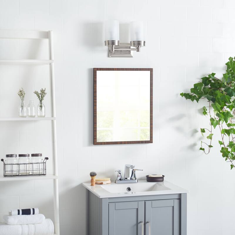 SAFAVIEH Lighting Kylan Two Light Sconce - Nickel - 12"W x 6"D x 10"H