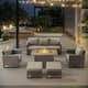 Option Brown Wicker / Grey Cusion