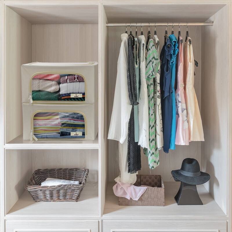 Storage Box with Window,Small-2 Pack