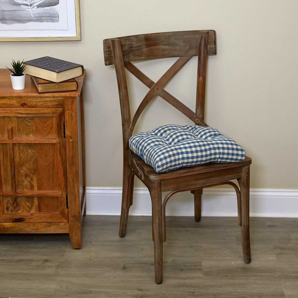 Klear Vu Gripper Overstuffed Universal Non-Slip Dining Chair Cushions