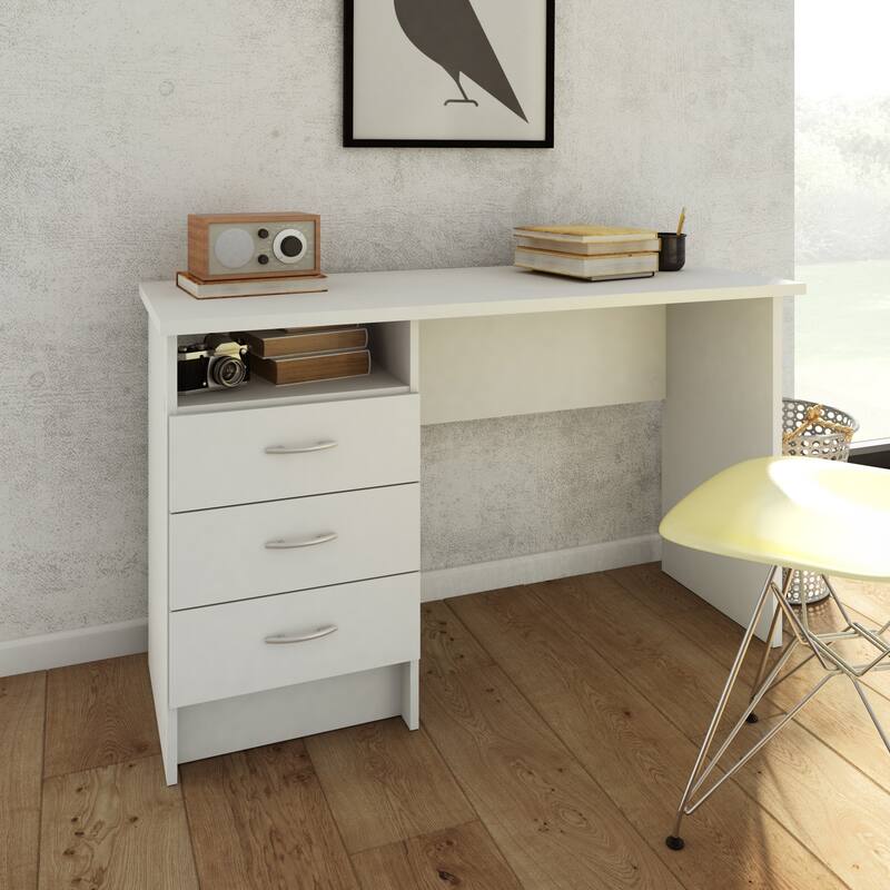 Porch & Den Skylar Desk with 3 Drawers