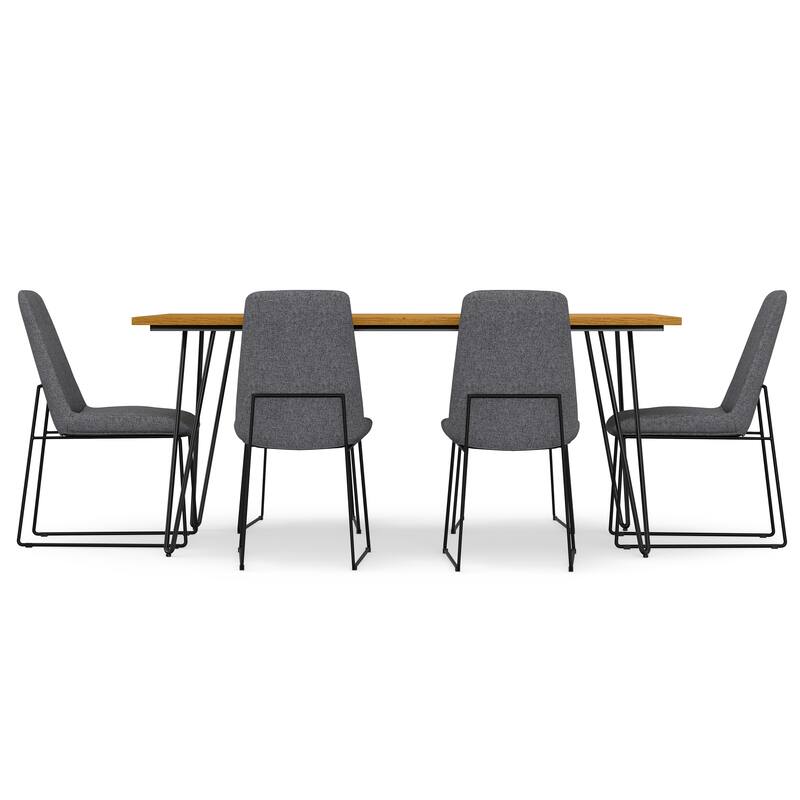 Simpli Home Corina / Hunter 7-Piece Dining Set