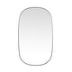 preview thumbnail 1 of 9, Elegant Lighting MR2B3660 Brynn 36" W x 60" H Oval Framed Bathroom Silver